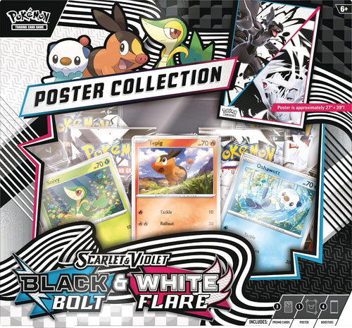 Pokemon Black Bolt and White Flare Unova Poster Collection SV 10.5